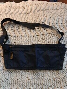 Eddie Bauer Travel Money Belt Adjustable Strap Zipper